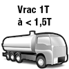 Vrac de 1T à <1,5T