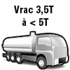 Vrac de 3,5T à <5T